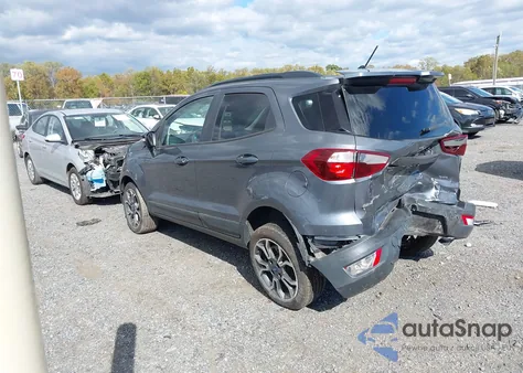 2019 Ford Ecosport Ses из США, поврежденный, VIN MAJ6S3JL4KC295965